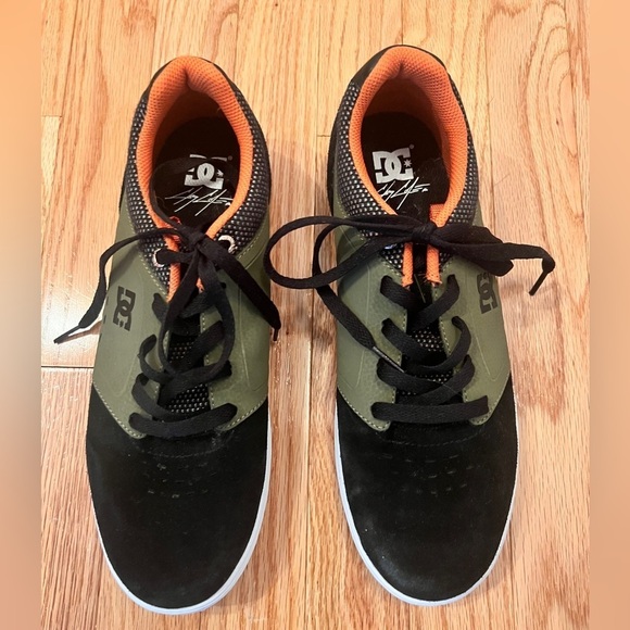 DC Cole Signature Black Green Men's Skateboard Skate Shoes Size 9 - Picture 2 of 12